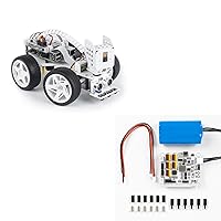 SunFounder Smart Video Robot Car Kit for Raspberry Pi + Robot HAT Expansion Board + Rechargeable Battery