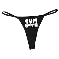 Cum Dumpster Black Thong Panties