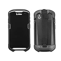 Protective Cover Case Rugged Boot with Hand Strap for Zebra TC51 TC52 TC56 TC57 TC510K,Case for Handheld Barcode Touch Mobile Computer,Scanner Accessories(Black)