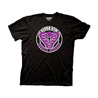 Dodgeball Globo Gym Purple Cobras Adult Black T-Shirt