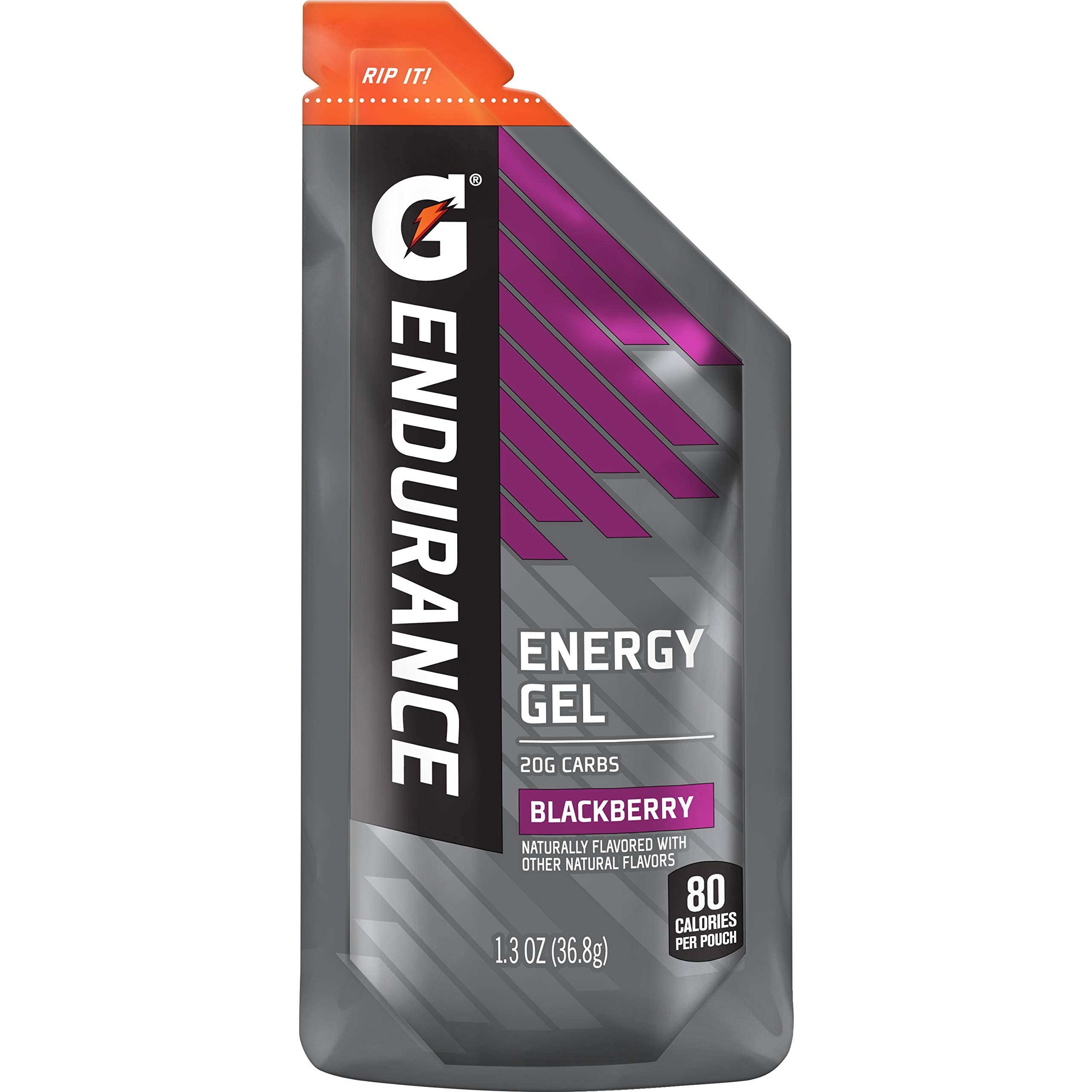 Gatorade Endurance Energy Gel No Caffeine 4 Flavor Variety Pack of 12
