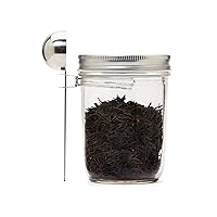 Jarware Stainless Steel Coffee Scoop for Wide-Mouth Mason Jars, 1 Tablespoon