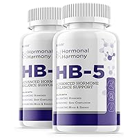(2 Pack) HB-5 Hormone Balance Supplement, HB5 Hormonal Harmony Advance Hormone Balance Support, 2 Bottle Package, 60 Day Supply (120 Capsules)