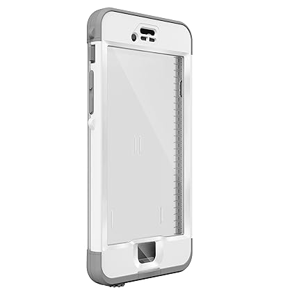 Lifeproof NÜÜD SERIES iPhone 6s ONLY Waterproof Case - Retail Packaging - AVALANCE (BRIGHT WHITE/COOL GREY)