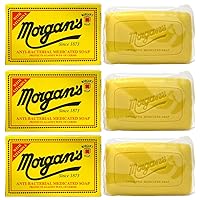 Morgan's Anti-Bacterial Medicated Soap With Vitamin E 80g Set of 3