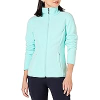Amazon Essentials Women's Classic-Fit Full-Zip Polar Soft Fleece Jacket (Available in Plus Size), Aqua Blue, X-Small