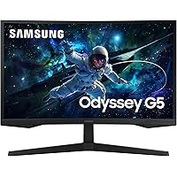 SAMSUNG G55C 32-in Odyssey Curved Gaming Computer LED Monitor - LS32CG552ENXZA