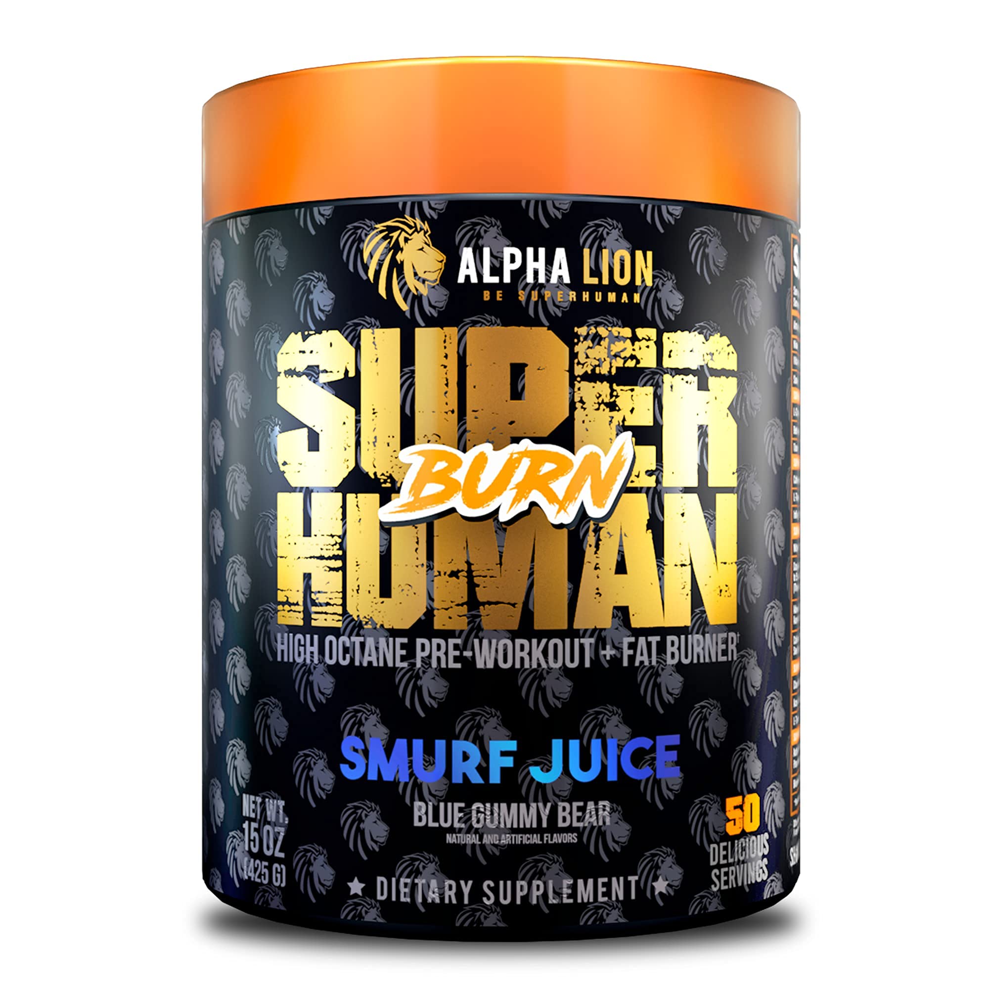 Alpha Lion Burn, 2 in 1 Fat Burning Preworkout Supplement, Appetite Suppressant and Energy Booster with Mitoburn, Acetyl L-Carnitine, Bitter Orange...