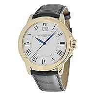 Raymond Weil Men's 5476-P-00300 Tradition Round Case Gold Tone Watch