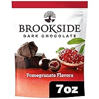 Dark Chocolate and Pomegranate Flavored Snacking Chocolate Bag, 7 Oz