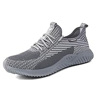 UCAYALI Men's Women's Safety Shoes Steel Toe Work Sneakers Breathable Lightweight Construction Shoes