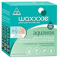 Aqua Wax 13.5 fl oz - Water Soluble Strip Wax for Effortless Hair Removal with Salon Quality Results
