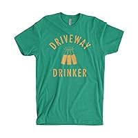 Threadrock Men's Driveway Drinker Social Distancing T-Shirt