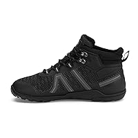 Xero Shoes Xcursion Fusion Men's Hiking Boots — As seen on Shark Tank, Zero Drop, Lightweight, Wide Toe Box, Waterproof Hiking Boots for Men — Black Titanium, Size 12.5