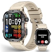 3ATM Waterproof Military Smart Watch for Men(Answer/Make Calls) 1.96