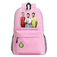 Cristiano Ronaldo Backpack Messi Graphic Daypack Neymar Lightweight Travel Knapsack