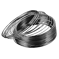 Steel Wire，Versatile 0.6mm Craft Wire Binding Wire Rustproof Modelling Wire for Jewelry Making, DIY Crafts, Floral Arrangements