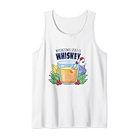 My Christmas Spirit is whisky drink Funny Novelty Tank Top