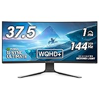 Alienware Ultrawide Curved Gaming Monitor 38 Inch, 144Hz Refresh Rate, 3840 x 1600 WQHD , IPS, NVIDIA G-SYNC Ultimate, 1ms Response Time, 2300R Curvature, VESA Display HDR 600, AW3821DW - White Alienware Ultrawide Curved Gaming Monitor 38 Inch, 144Hz Refresh Rate, 3840 x 1600 WQHD , IPS, NVIDIA G-SYNC Ultimate, 1ms Response Time, 2300R Curvature, VESA Display HDR 600, AW3821DW - White