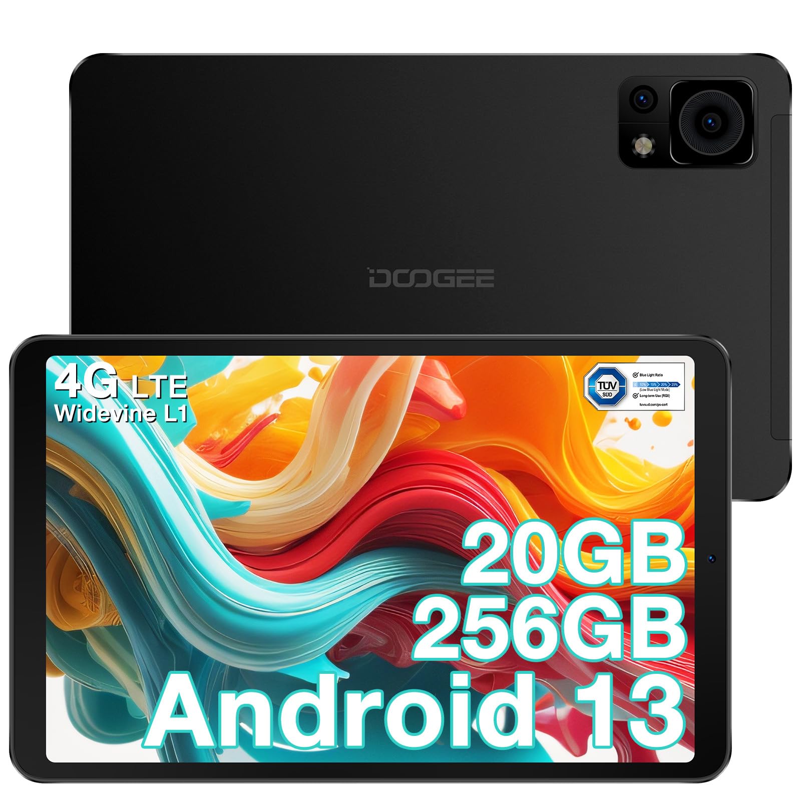 DOOGEE T20 Mini Pro Android 13 Tablet, 20GB+256GB/TF 1TB Octa Core, 1920 *  1200 in-Cell 8.4 Utral Thin FHD+IPS TÜV Android Tablet with 5060mAh