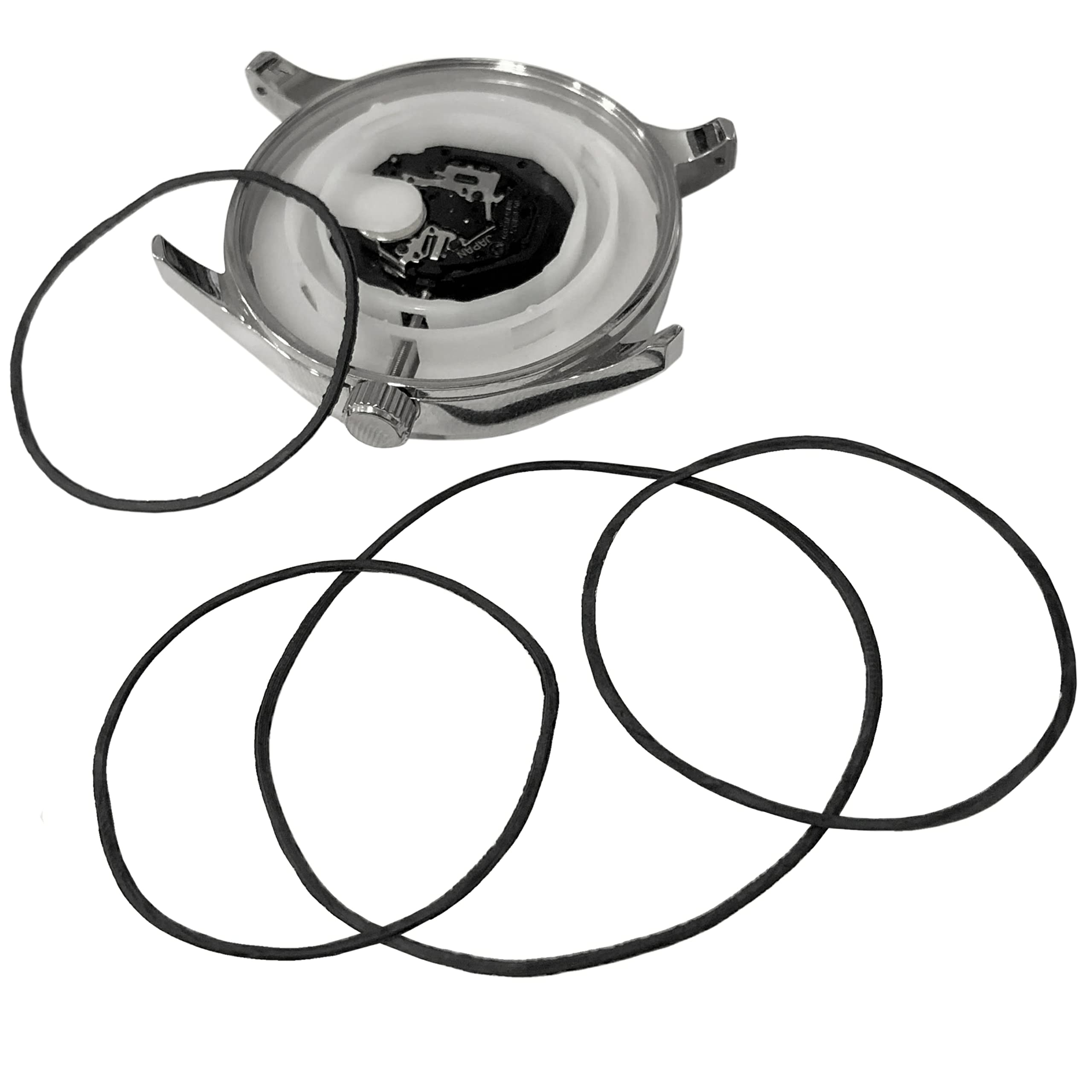 Jewellers Tools 32-50mm Flat Watch Gaskets (100) : 'O' Rings Seal Rubber Washers for Watches Assorted (15)