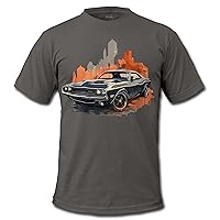 Men's Challenger Retro 4 American Muscle Car T-Shirt