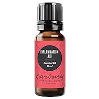 Inflammation Aid Essential Oil Blend, 100% Pure & Natural Premium Best Recipe Therapeutic Aromatherapy Essential Oil Blends 10 ml