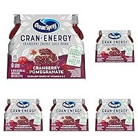 Ocean Spray® Cran-Energy™ Cranberry Pomegranate Juice Drinks, 10 Fl Oz Bottles, 6 Count (Pack of 5)
