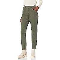 UNIONBAY Women's Straight Leg Herringbone Twill Ankle Pant