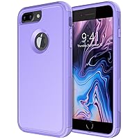 Diverbox for iPhone 8 Plus Case, iPhone 7 Plus Case [Shockproof] [Dropproof] [Dust-Proof],Heavy Duty Protection Phone Case Cover for Apple iPhone 8 Plus & 7 Plus (Purple)