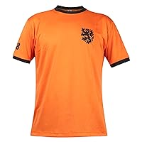 Netherlands Holland Orange Football Jersey T-Shirt Sport Fans Retro Vintage