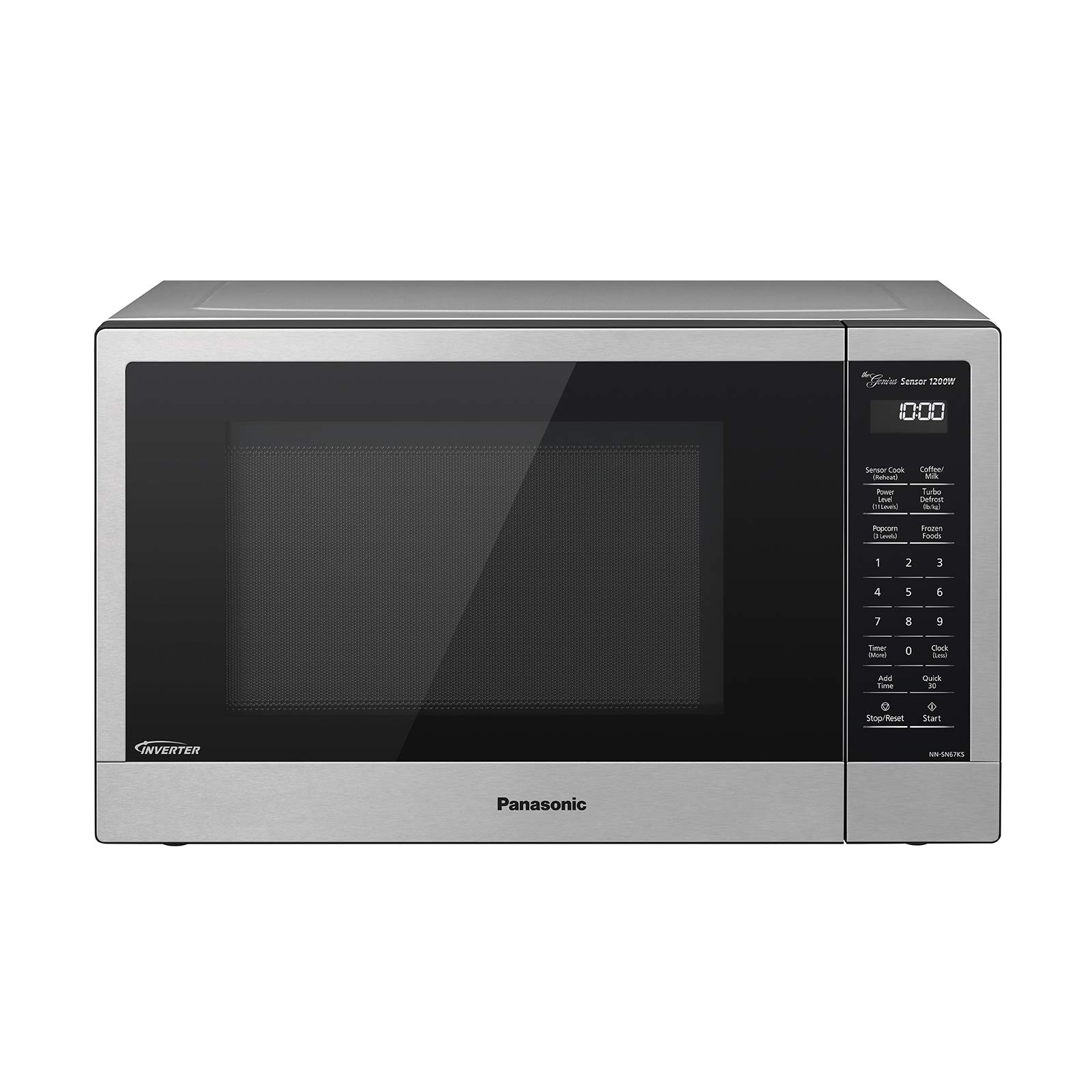 Panasonic NN-SN67K Microwave Oven, 1.2 cu.ft, Stainless Steel/Silver