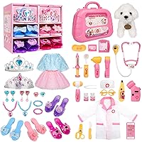 Meland Princess Toys for Girls - Princess Dress Up & Pretend Play for Toddler Girls Gift