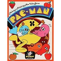1980 PAC-Man Poster Iconic POP Culture Vintage Video Game by Midway NAMCO
