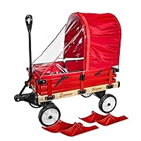 Industries Sleigh Wagon with Red Wooden Racks (06475)