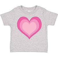 inktastic Pink Valentine Heart Toddler T-Shirt