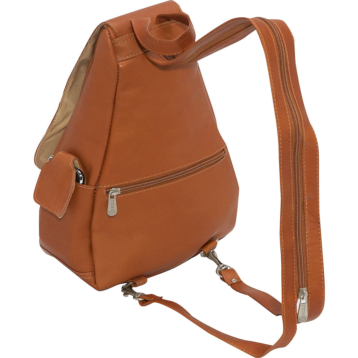Piel Leather Flap-Over Sling, Saddle, One Size