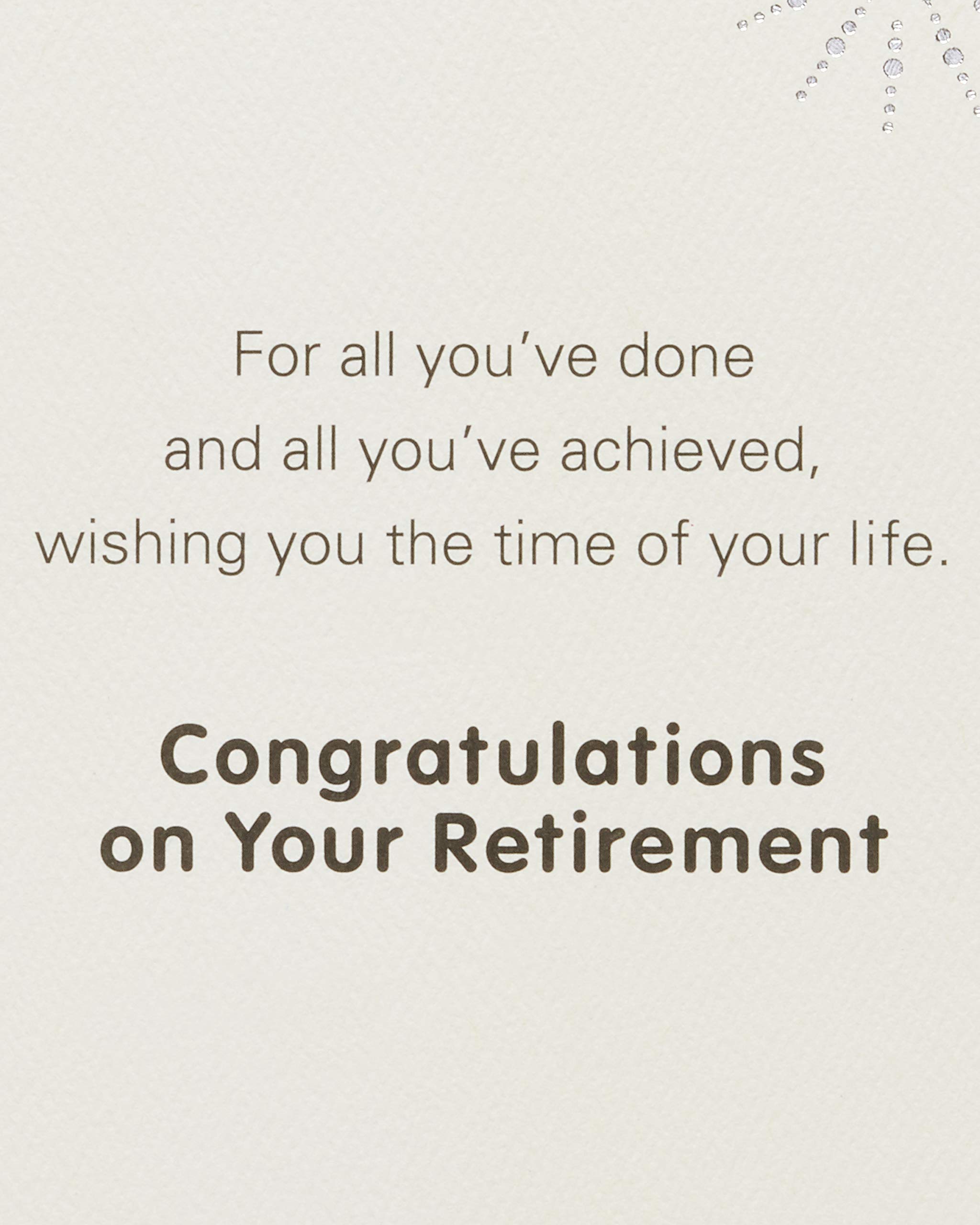 American Greetings Retirement Card (Time of Your Life)