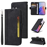 Phone Flip Wallet Case Compatible with Oppo Reno 7Z/A96 5G Wallet Case,Premium Leather Flip Magnetic Wallet Case Phone Cover Case Shockproof TPU Inner Shell for Women/Man with Credit Card Holders (Co