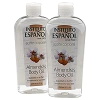 Instituto Español Almond Body Oil, Smoothness for your Skin, 2-Pack Of 8.5 FL Oz each, 2 Bottles