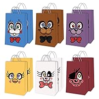 12 Pcs Five Nights Party Bags, Five Nights Birthday Party Decoration, Practical Goody Bags with Handles, Suitable for Boys Girls Children's Birthday Party Favors, Baby Showers