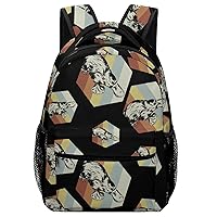 Rainbow Platypus Travel Laptop Backpack Casual Daypack with Mesh Side Pockets for Book Shopping Work