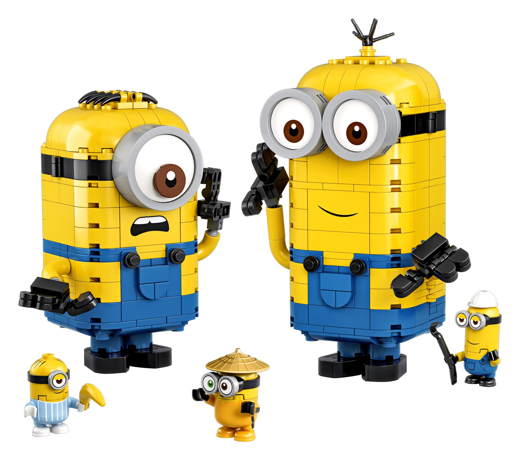 LEGO Minions: The Rise of Gru: Brick-Built Minions and Their Lair (75551) Building Set for Kids, Great Birthday Present for Kids Who Love Minions, Kevin, Bob and Stuart (876 Pieces)