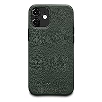 Woolnut Leather Case for iPhone 12 Mini, Green (WNUT-IP12M-C-768-GN)