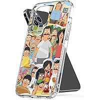 Phone Case Bobs Compatible Burgers with iPhone 14 13 12 6 7 8 Plus X Xs Xr Pro Max Se 2020 Mini Collage Collage Combine Jumbo Media Mixed Photo