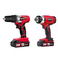 AVID POWER Cordless Drill Bundle with Impact Driver