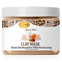 SPA REDI - Clay Mask - Pedicure and Body Deep Cleansing, Skin Pore Purifying, Detoxifying and Hydrating - Natural Bentonite Clay, Infused with, Amino Acids, Panthenol and Comfrey Extract