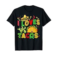 Cinco De Mayo I Loves Tacos Tuesday Funny Kids Boy Men Women T-Shirt