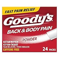 BC Powder Original Strength 50 Count and Goody's Back & Body Relief 24 Count Pain Relief Powder Bundle