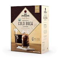 Don Francisco's Organic Cold Brew Coffee, 4 Pitcher Packs (makes 2 pitchers)